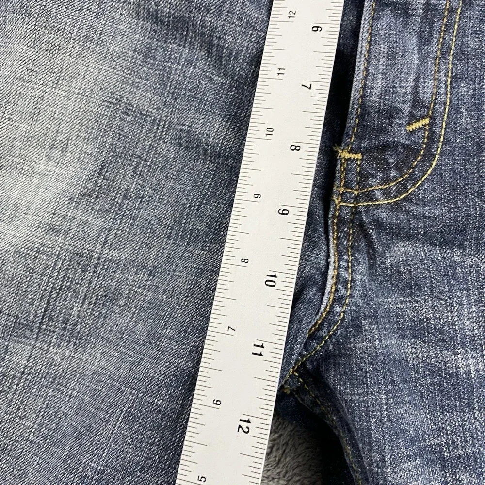 Signature Levis S37 Slim Jeans‎ Mens 38x32 Blue Medium Wash Denim Mid Rise